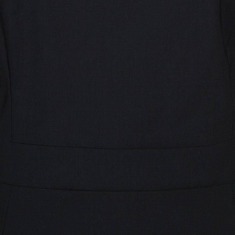 Pre Owned Hugo by Hugo Boss Black Koletta Short Sleeve Dress L