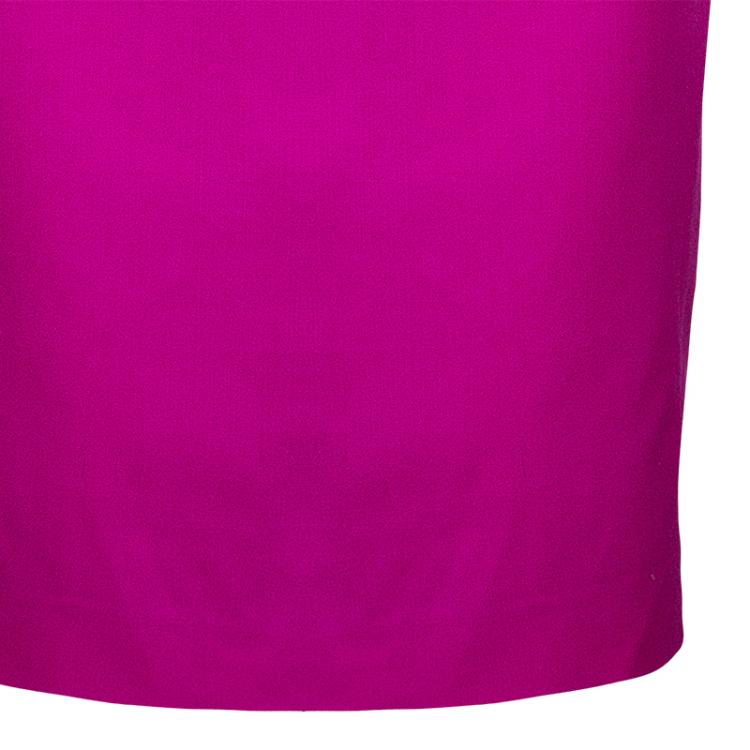 Pre Owned Hugo by Hugo Boss Pink Koletta Wool Dress M