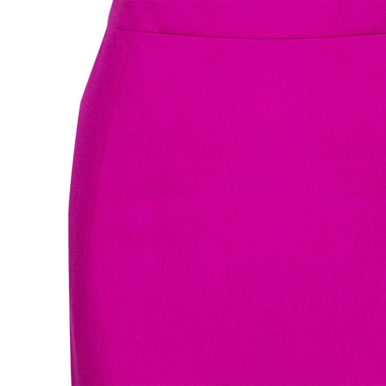 Pre Owned Hugo by Hugo Boss Pink Koletta Wool Dress M