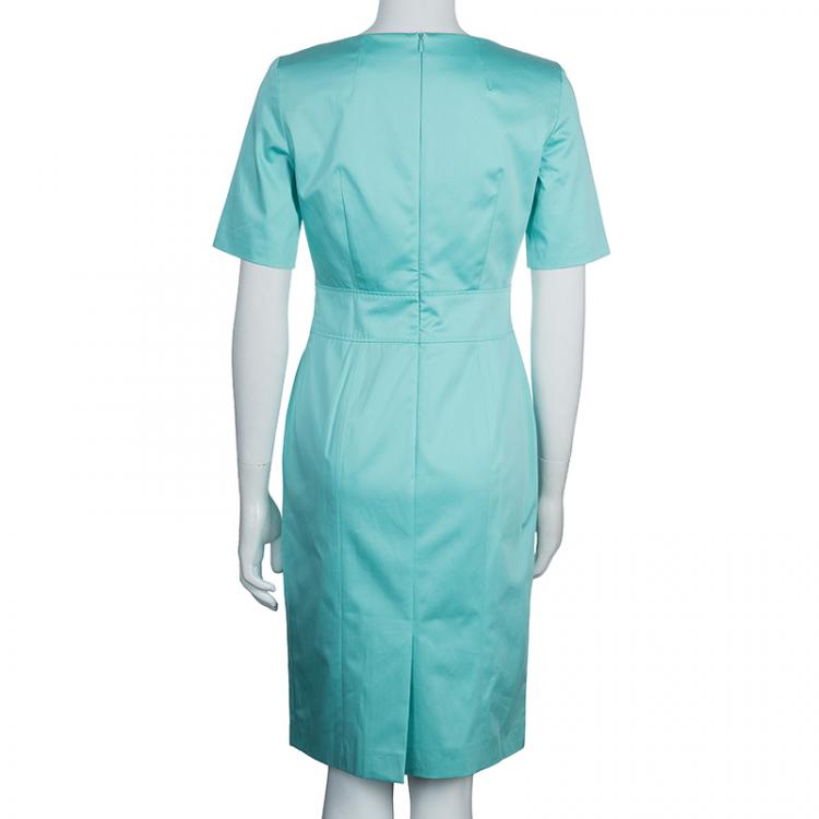 Pre Owned Hugo by Hugo Boss Kenina Short Sleeve Dress S