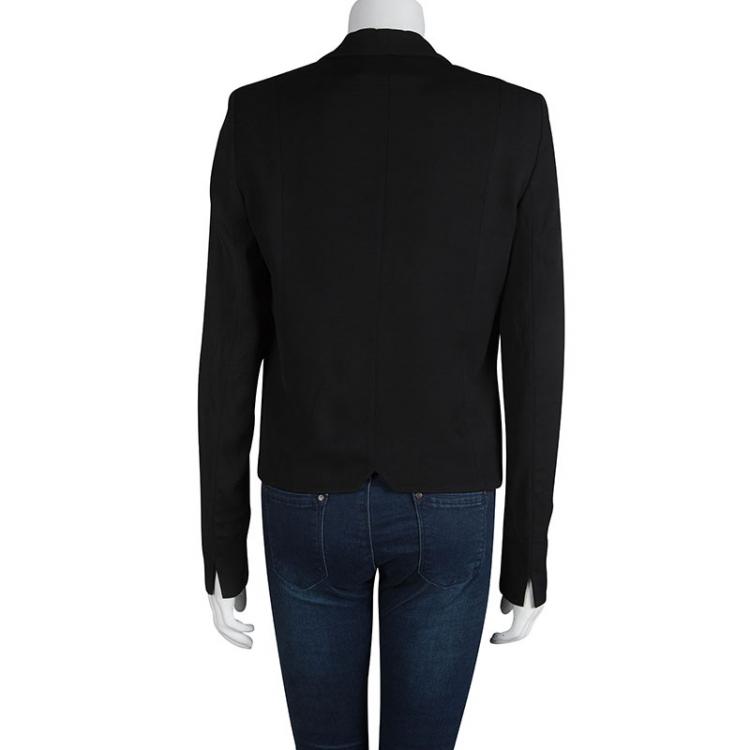 Pre Owned Hugo By Hugo Boss Black Ashila Blazer S