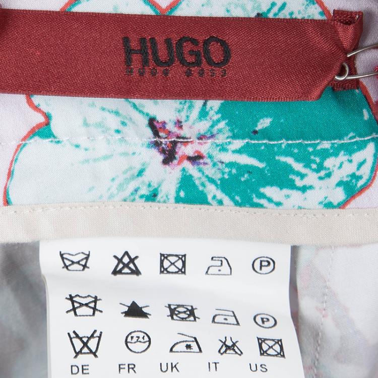 Pre Owned Hugo By Hugo Boss Multicolor Floral Printed Hisusa Pants M