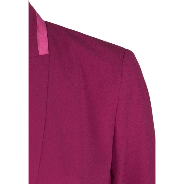 Pre Owned Isabel Marant Burgundy Silk Blazer M