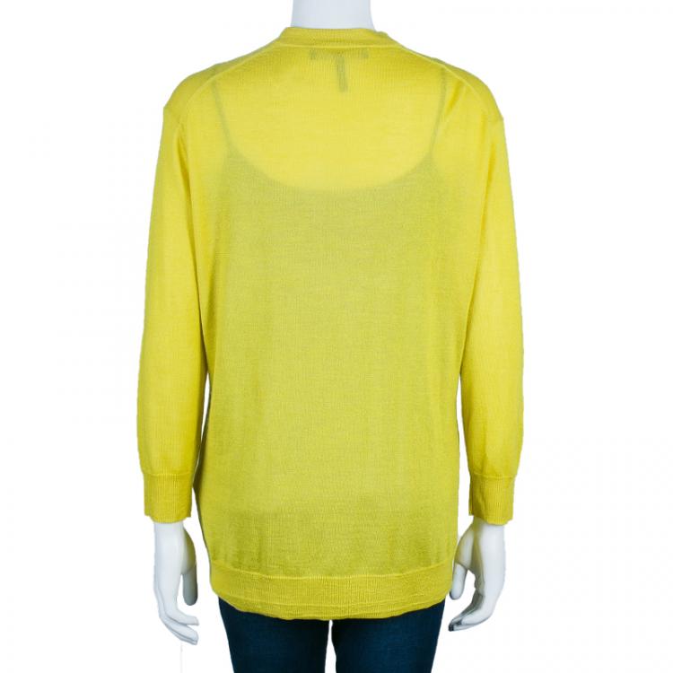 Pre Owned Isabel Marant Yellow Cardigan M