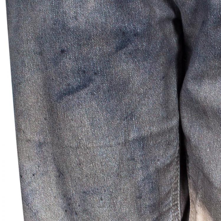 Pre Owned Isabel Marant Printed Denim Jeans L