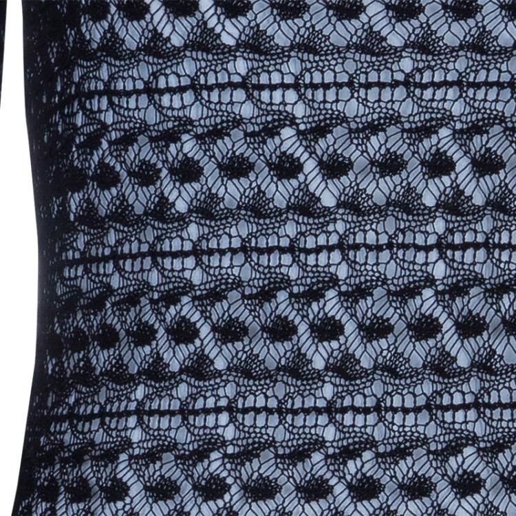 Pre Owned Isabel Marant Black Lace Long Top S