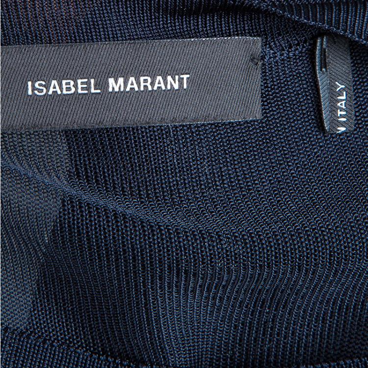 Pre Owned Isabel Marant Black Sheer Top M