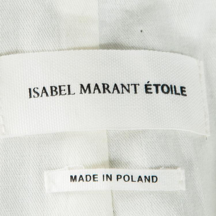 Pre Owned Isabel Marant Etoile Navy Blue Military Milford Jacket S
