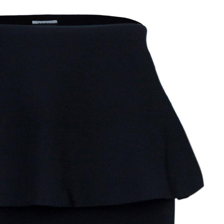 Pre Owned Issa Edith Peplum Maxi Skirt XS