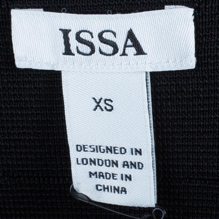Pre Owned Issa Edith Peplum Maxi Skirt XS