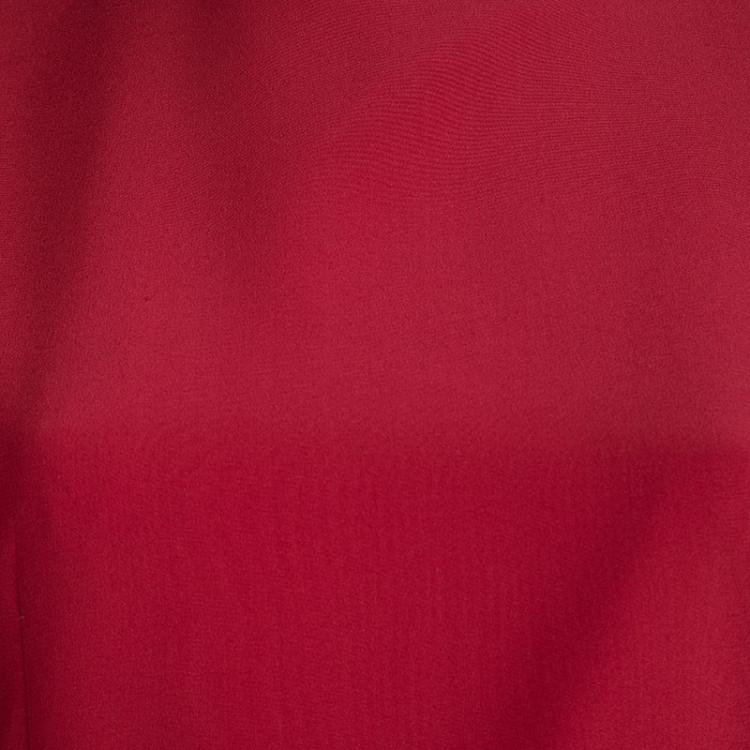 Pre Owned Issa Muticolor Colorblock Wrap Gabriella Maxi Dress M
