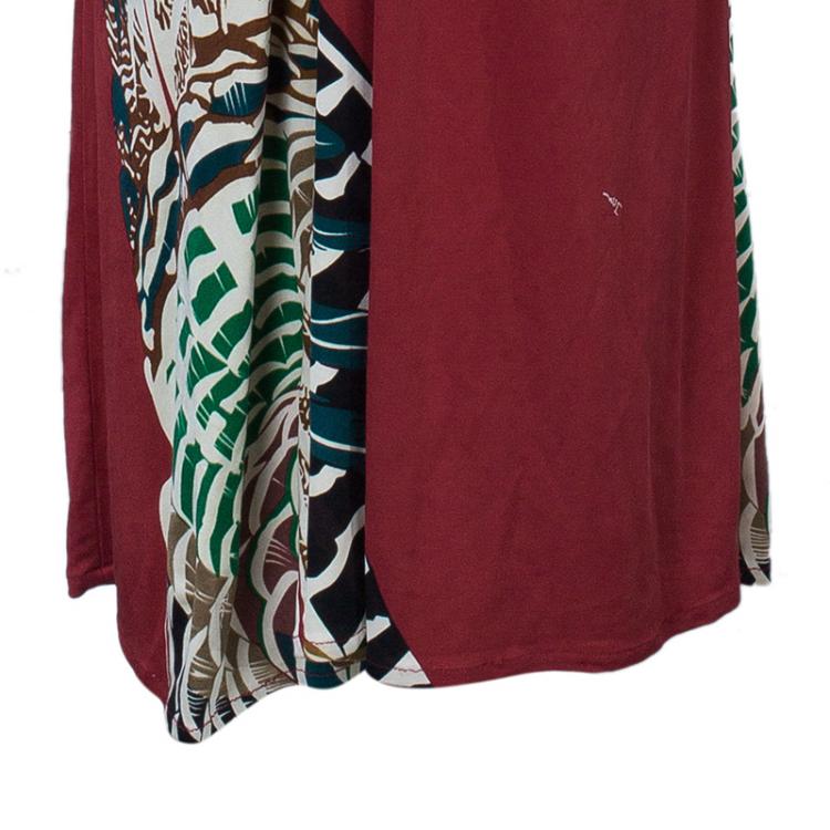 Pre Owned Issa Multicolor Tie-front Maxi Dress