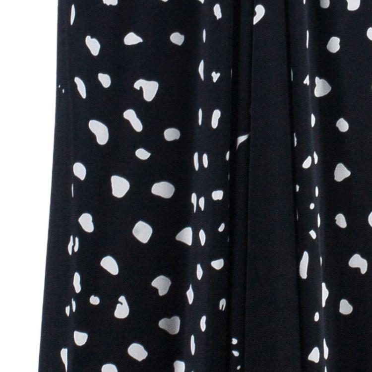 Pre Owned Issa London Monochrome Halterneck Maxi Dress M