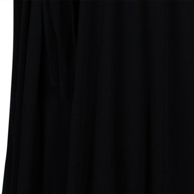 Pre Owned Issa London Black Backless Gown M
