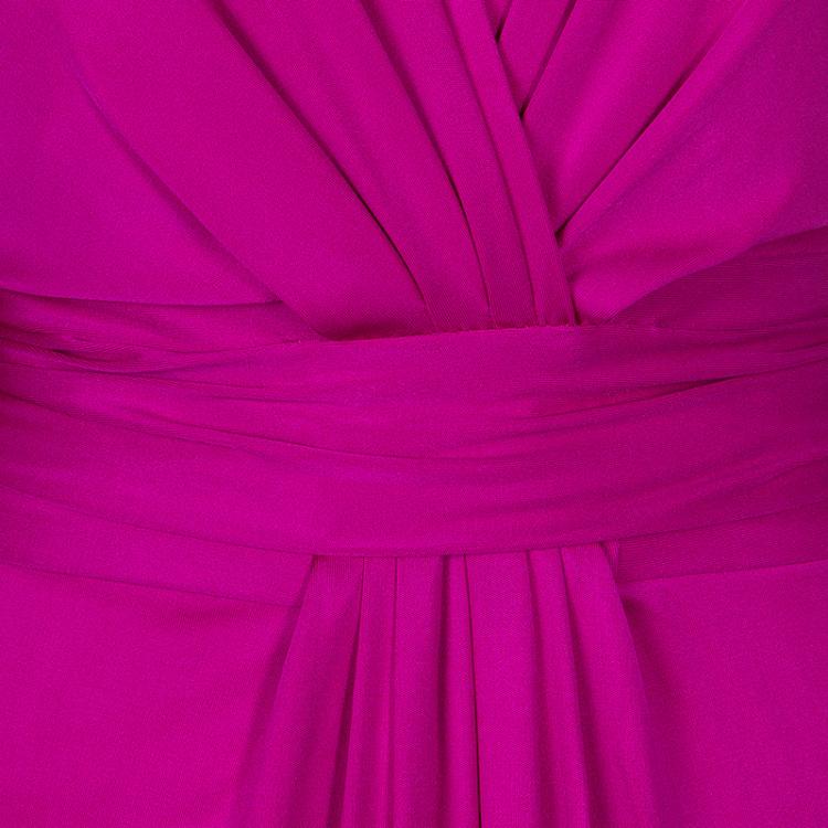 Pre Owned Issa London Pink Long Sleeve Dress L