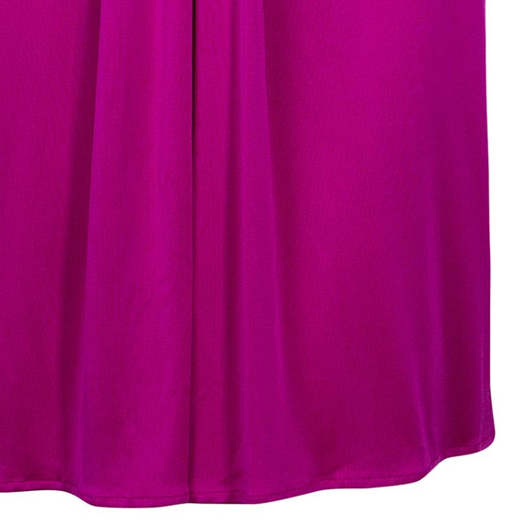 Pre Owned Issa London Pink Draped Dress M