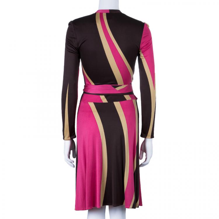 Pre Owned Issa London Pink Tie-Front Dress S