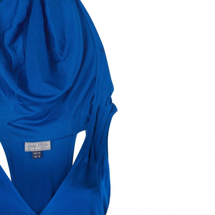 مملوكة مسبقًا Issa Cobalt Hooded Sleeveless Top M