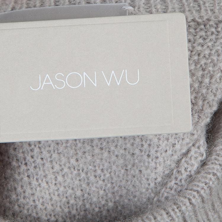 Pre Owned Jason Wu Color Block Knit Sweater L