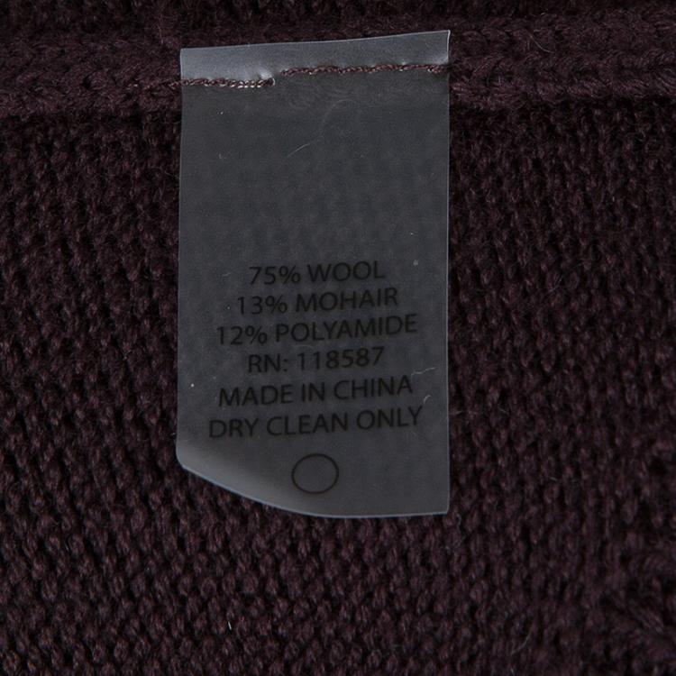 Pre Owned Jason Wu Color Block Knit Sweater L