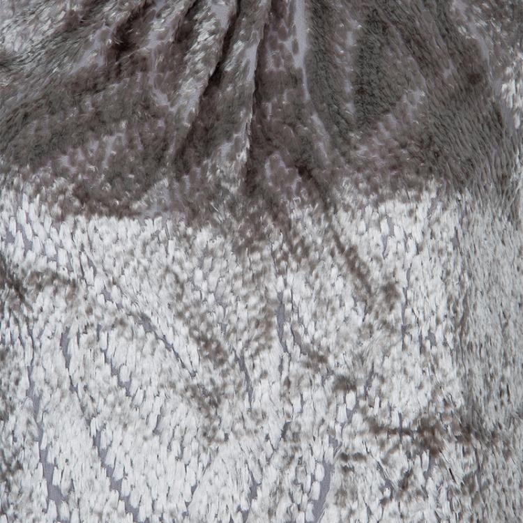 Pre Owned Jason Wu Grey Textured Sleeveless Top M