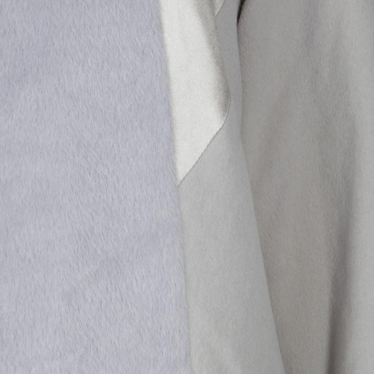 Pre Owned Jason Wu Pastel Grey Wool Top M