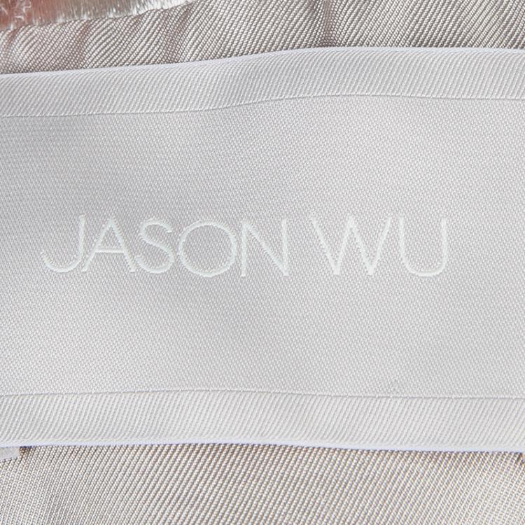 Pre Owned Jason Wu Pastel Grey Wool Top S