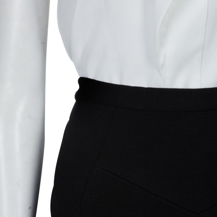 Pre Owned Jason Wu Black Knit Knee Length A-Line Skirt  L