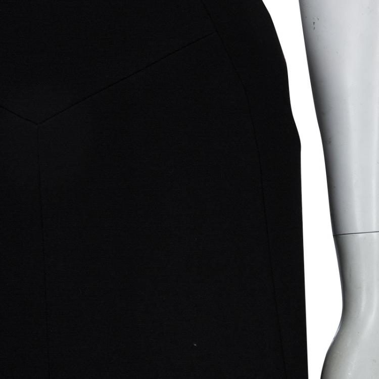 Pre Owned Jason Wu Black Knit Knee Length A-Line Skirt  L