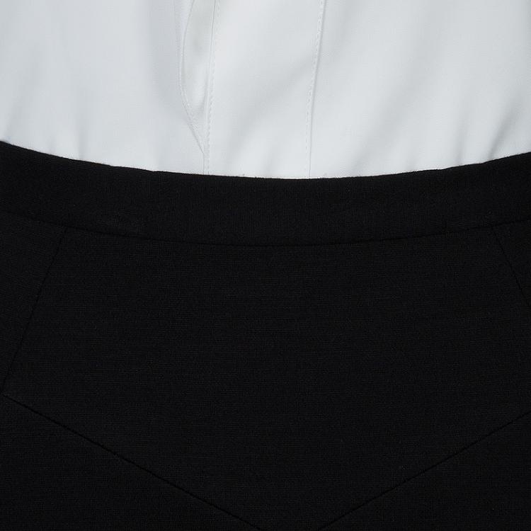 Pre Owned Jason Wu Black Knit Knee Length A-Line Skirt  L