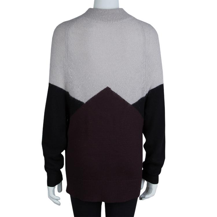 Pre Owned Jason Wu Color Block Sweater S