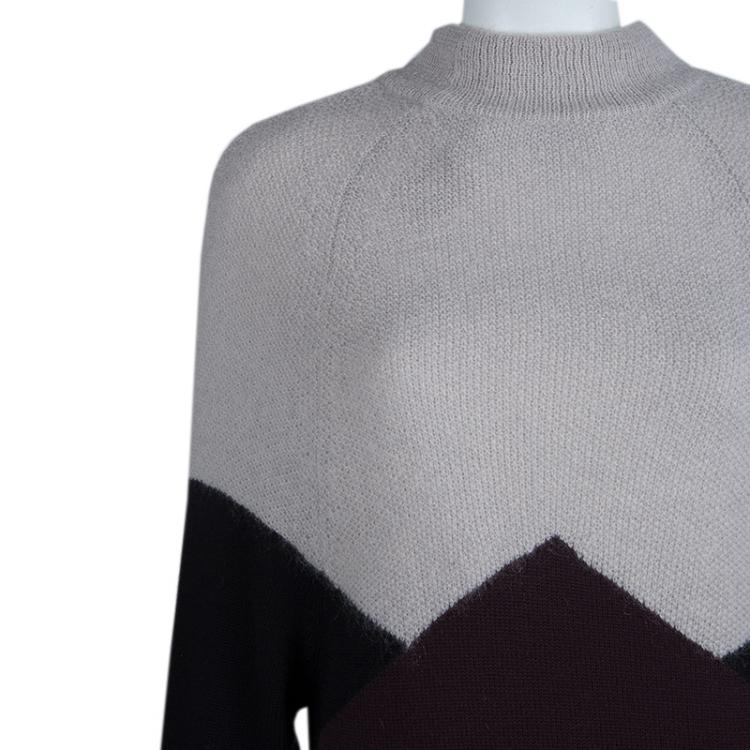 Pre Owned Jason Wu Color Block Sweater S