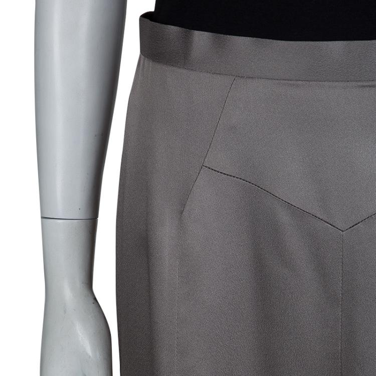 Pre Owned Jason Wu Grey A-Line Skirt M