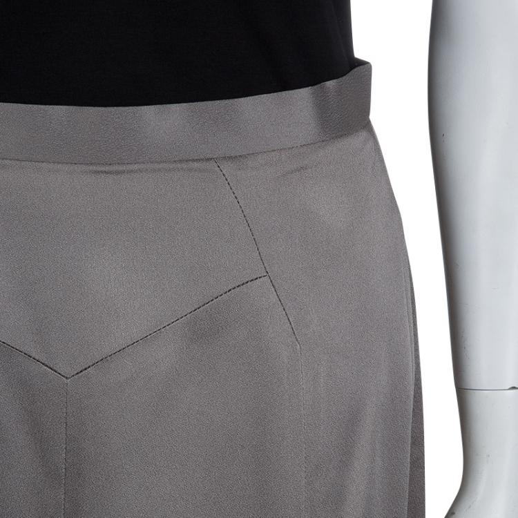 Pre Owned Jason Wu Grey A-Line Skirt M