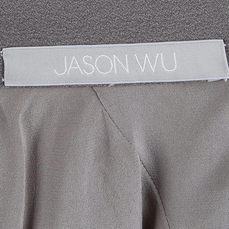 Pre Owned Jason Wu Grey A-Line Skirt M
