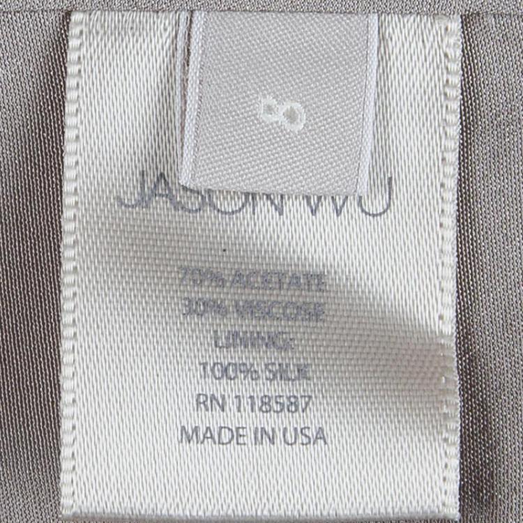 Pre Owned Jason Wu Grey A-Line Skirt M