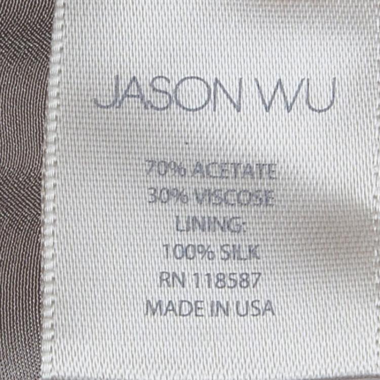 Pre Owned Jason Wu Grey A-Line Skirt M