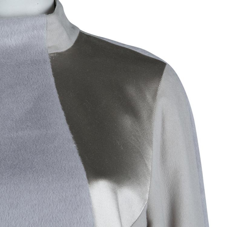 Pre Owned Jason Wu Pastel Grey Wool Jacket M