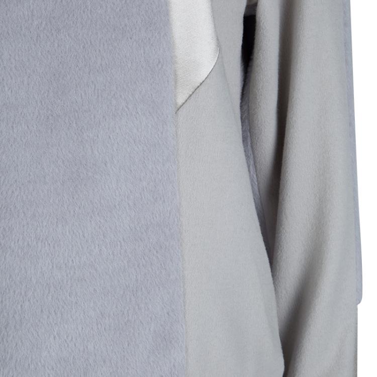 Pre Owned Jason Wu Pastel Grey Wool Jacket M