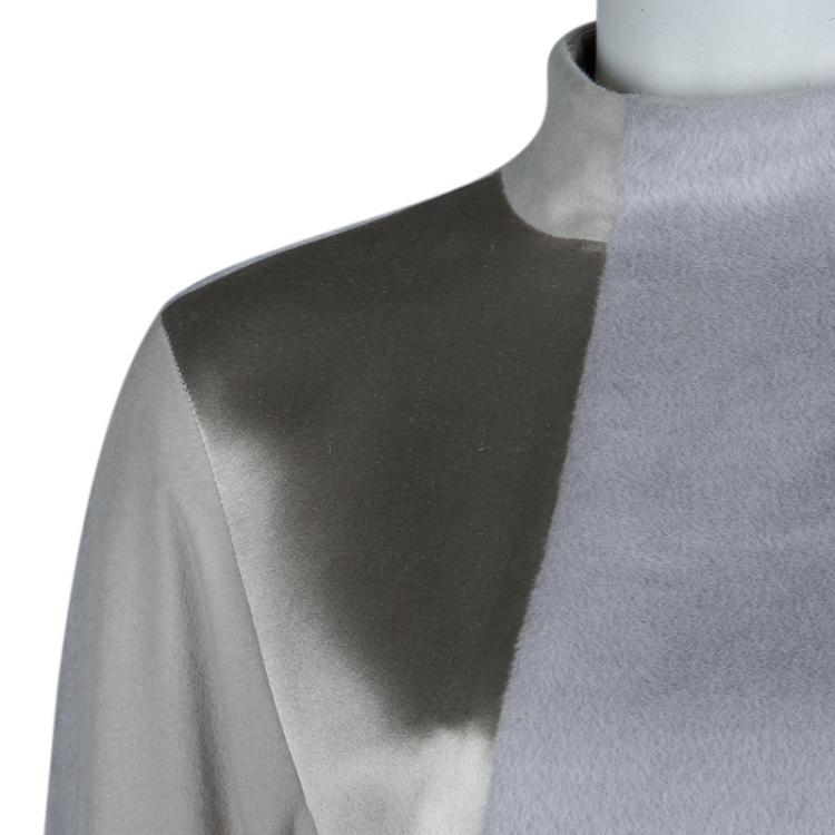 Pre Owned Jason Wu Pastel Grey Wool Jacket M