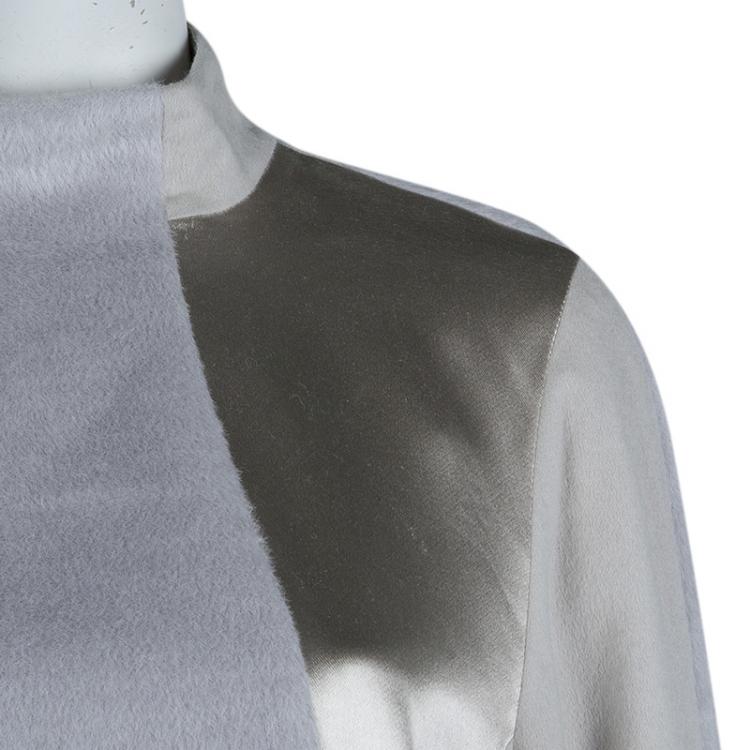 Pre Owned Jason Wu Pastel Grey Wool Jacket M