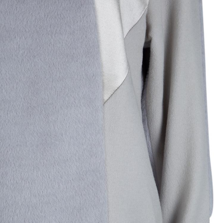 Pre Owned Jason Wu Pastel Grey Wool Jacket M