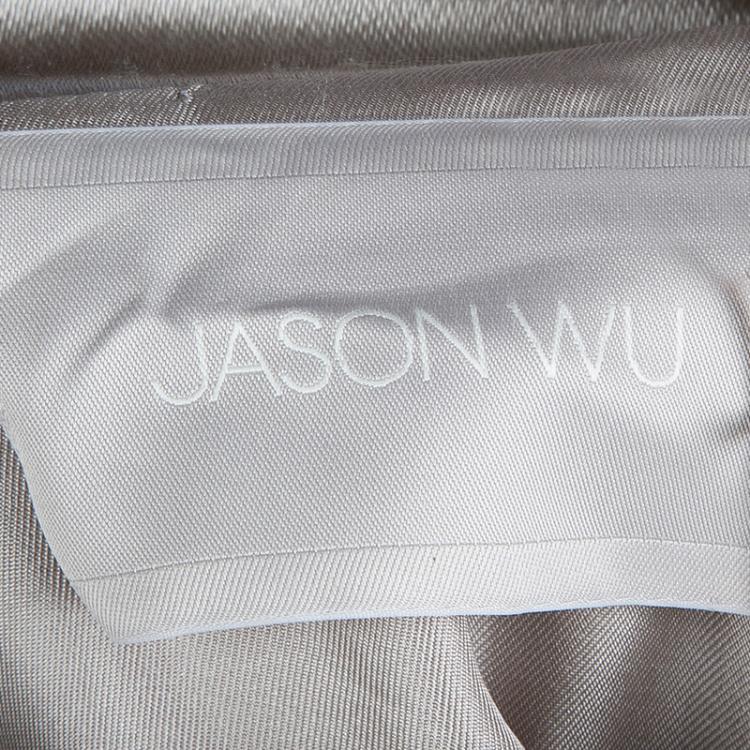 Pre Owned Jason Wu Pastel Grey Wool Jacket M