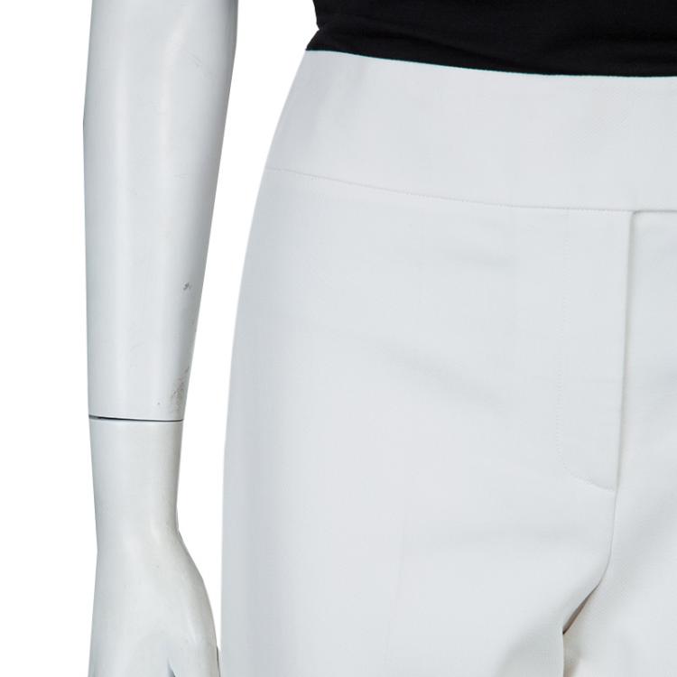 Pre Owned Jason Wu White Tailored Trousers M