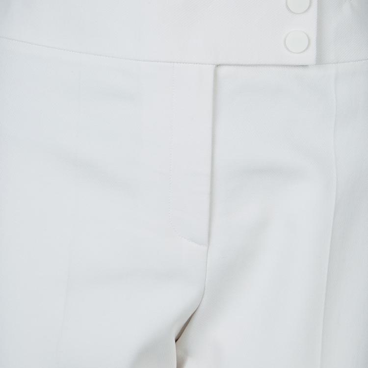 Pre Owned Jason Wu White Tailored Trousers M