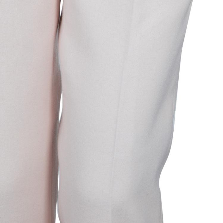 Pre Owned Jil Sander Powder Pink Wool Trousers XS