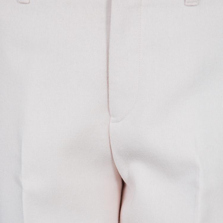 Pre Owned Jil Sander Powder Pink Wool Trousers XS