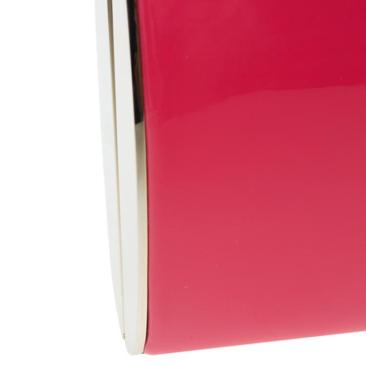 Pre Owned Jimmy Choo Pink Patent Leather Carmen Clutch