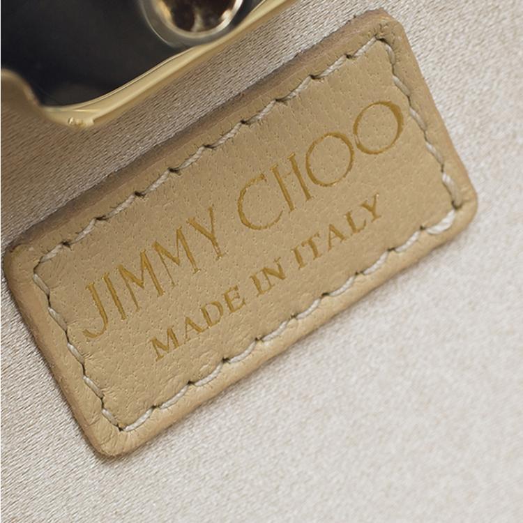 Pre Owned Jimmy Choo Pink Patent Leather Carmen Clutch