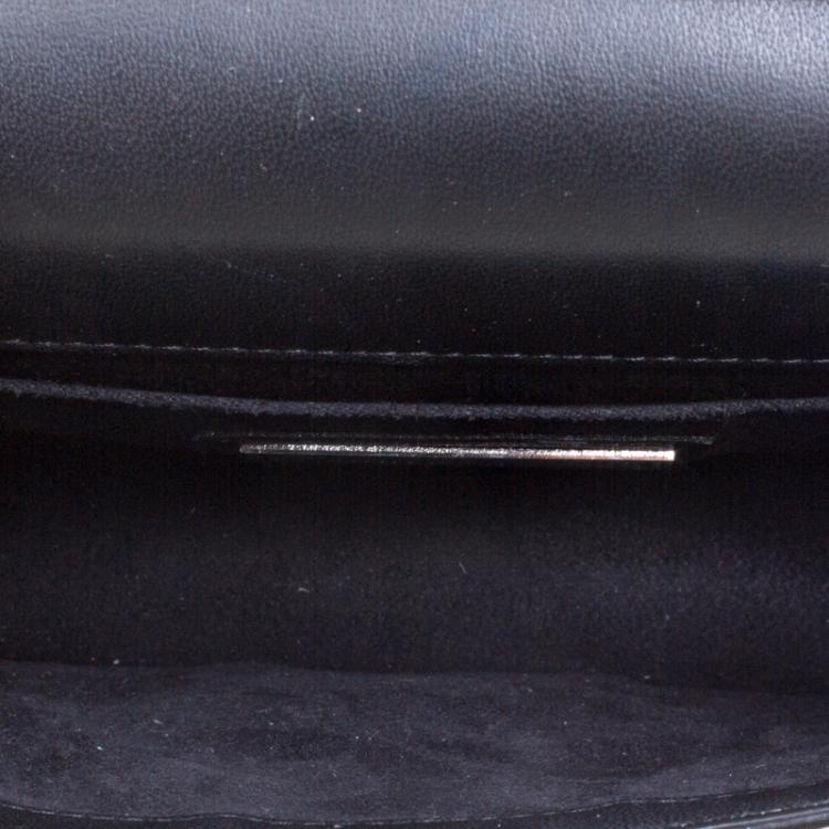 Pre Owned Jimmy Choo Brown Croc Embossed Leather Rebel Crossbody Bag